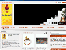 Tablet Screenshot of baotanglichsuvn.com